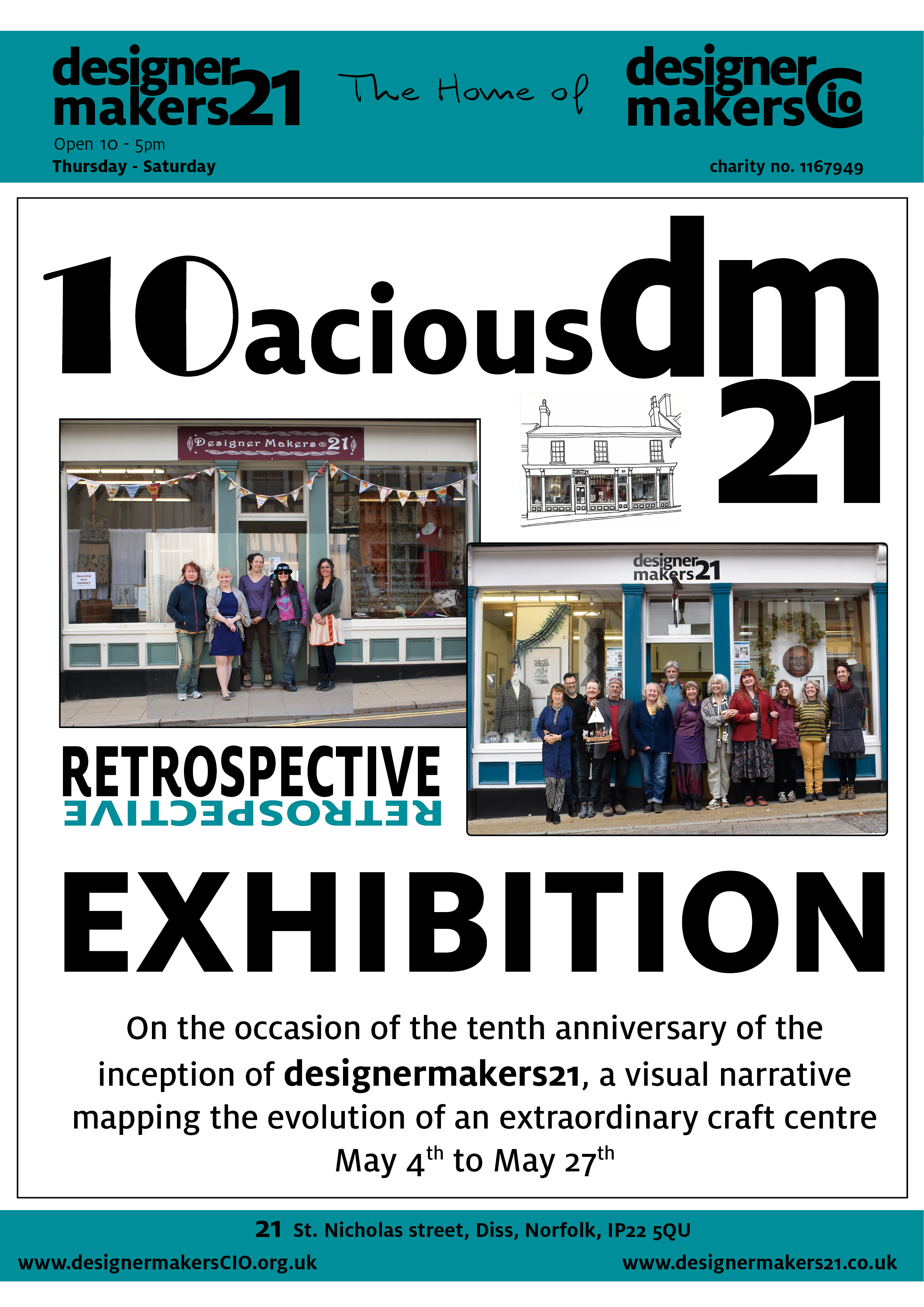 10aciousdm21 retrospective exhibition may 2023 diss norfolk