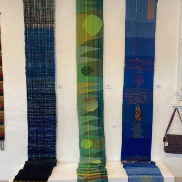 SAORI V – An Exhibition of work by 21 East Anglian SAORI Weavers | 7th September  – 13th October in the upstairs exhibition space at designermakers21
