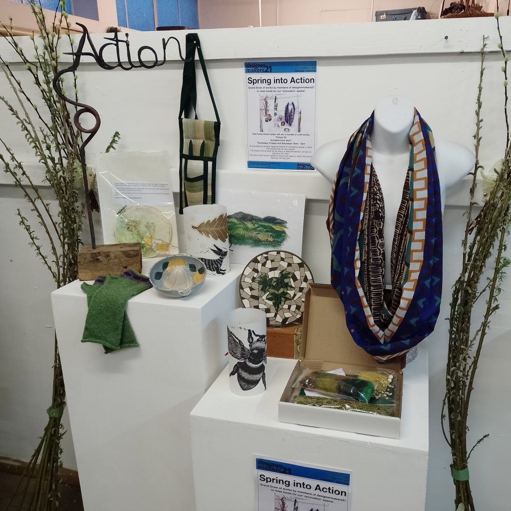 spring into action grand draw at designermakers21 until 27th April, tickets £5